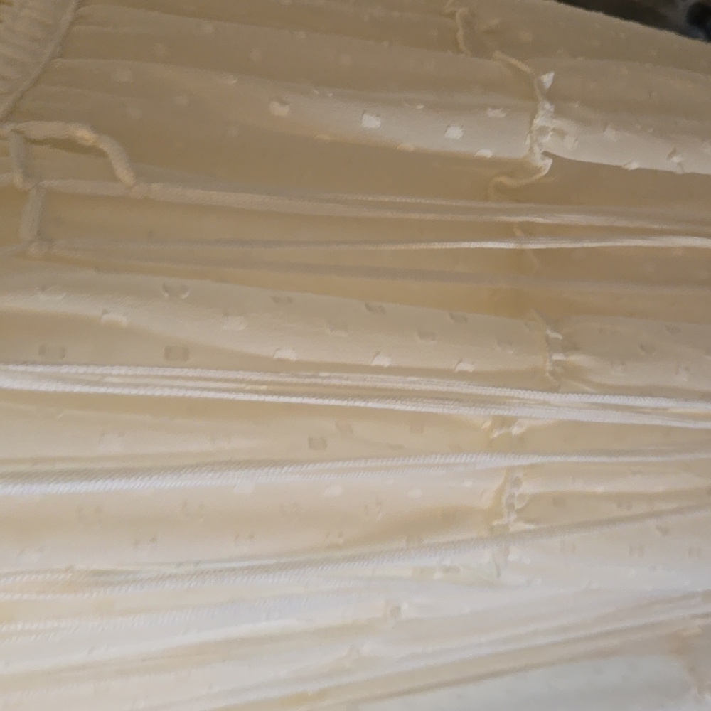 VENUS Cream Lace Midi Baby Doll Dress With Dripping Tassels & Matching Clutch - Picture 4 of 15